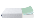 8 Inch Queen Gel Memory Foam Mattress; White; Bed in a Box