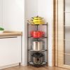 4 Tier Corner Display Rack Multipurpose Shelving Unit