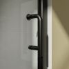 Bifold Frameless Glass Shower Door Fold Clear Glass Shower Panel Pivot Swing Shower Doors,