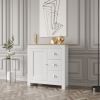 Kitchen Sideboard Cupboard, White High Gloss Dining Room Buffet Storage Cabinet Hallway