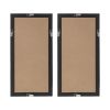 Aurelian Emblem Natural Capiz with Gold Foil 2-piece Shadowbox Wall Decor Set