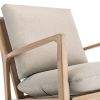 Solid Wood Rocking Chair; Beige