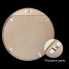 24" Wall Circle Mirror for Bathroom, Black Round Mirror for Wall,Vanity, Bedroom