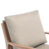 Solid Wood Rocking Chair; Beige