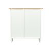 Kitchen Sideboard Cupboard, White High Gloss Dining Room Buffet Storage Cabinet Hallway