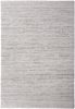 Ivory/ Charcoal Stripe Area Rug 5x8