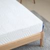 8 Inch Queen Gel Memory Foam Mattress; White; Bed in a Box