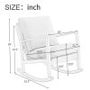Solid Wood Rocking Chair; Beige