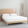 8 Inch Queen Gel Memory Foam Mattress; White; Bed in a Box