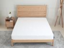 8 Inch Queen Gel Memory Foam Mattress; White; Bed in a Box