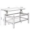 Glass Lift Top Coffee Table