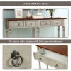Console Table Sofa Table with Storage Console Tables for Entryway with Drawers