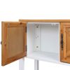 35'' Farmhouse Wood Buffet Sideboard Console Table with Bottom Shelf and 2-Door Cabinet; for Living Room; Entryway; Kitchen Dining Room Furniture (Ant