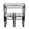 Small Dining Table Set With Two Stools
